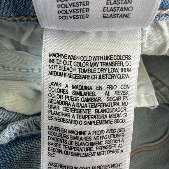 Mother Jeans The Mid Rise Dazzler Crop Fray in Sun Kissed Size 30 High Waist - Picture 8 of 9